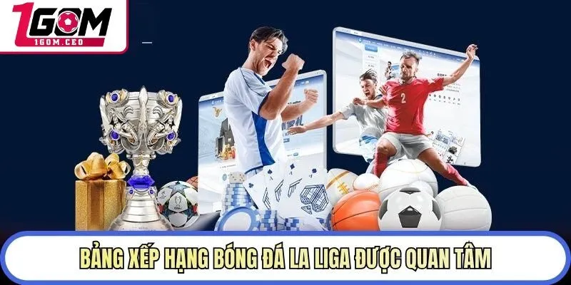Bảng xếp hạng bóng đá La Liga được quan tâm